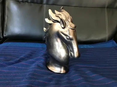 Homes’r’Us Ceramic 11” Horse Head Sculpture