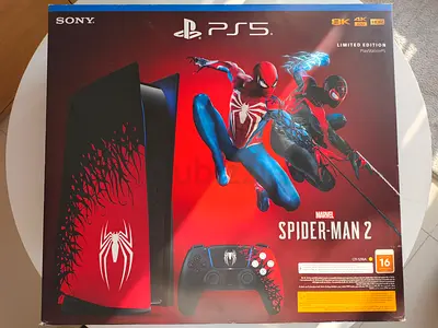 Play Station 5 Disc Limited Edition Spiderman Console TDRA