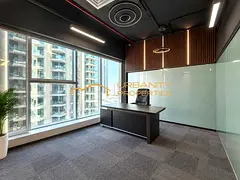 Office for Rent Business Bay | Fully Furnished Al Manara Tower | 2 Parking | AED 160k/Year