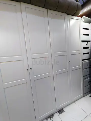 IKEA PAX-style White 4-door Wardrobe - Good Condition
