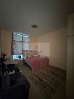 Spacious 1-Bedroom Apartment for Rent in Al Khan with Excellent Area, Balcony, Partial Al Khan View 