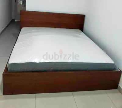 Ikea Malm bed with mattress queen size