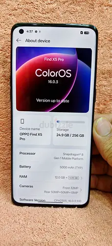 OPPO Find X5 Pro - 256GB, 12GB RAM, ColorOS, Good Condition