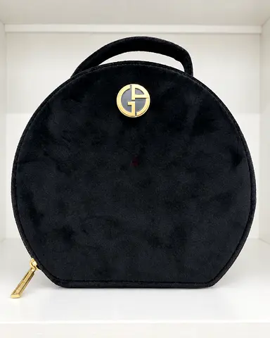 باوتش مخملي أصلي… Original Giorgio Armani Beauty Black Velvet Vanity Pouch