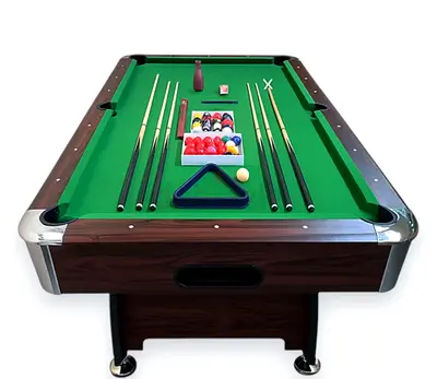 Full-size Pool / Billiards Table with Cues & Balls - Good Condition