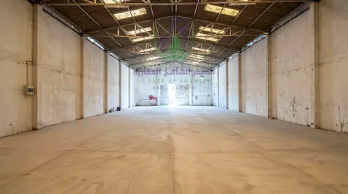 Annual Warehouse for Rent in Industrial Area 2 | 4,000 Sqft | 4 Payments | One Month Free