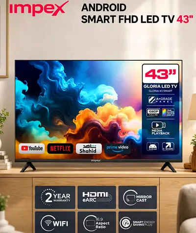 Impex 43" Android Smart FHD LED TV - 43 inch