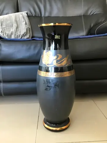 Vintage Egermann (Czech Republic) 20” Bohemia Crystal Vase