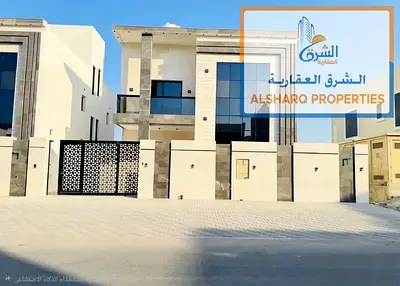 A 3-story villa featuring 6 bedrooms and 8 bathrooms, with high-end (super-lux) finishes and spacious interiors. It is equipped with central air condi