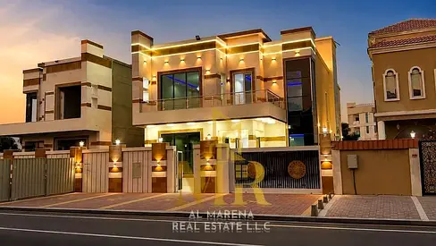 **Luxury Family Villa for Sale in Al Rawda 1 – Ajman | Fully Serviced** – A unique opportunity to own a spacious family villa featuring a well-planned