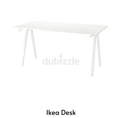IKEA minimalist white work desk - clean condition