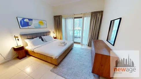Fully Furnished 1BR | AC/Chiller Free | Near Metro