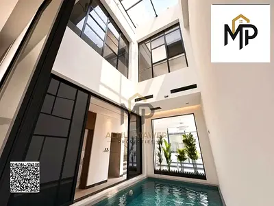 Own a corner villa—with registration fees and air conditioning units included—in a prime residential area directly behind the mall and close to Sheikh