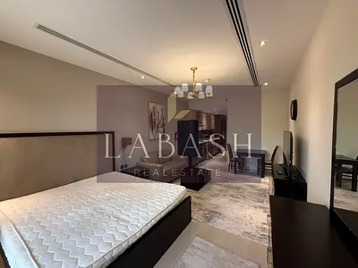 استوديو مفروش | إيليت داون تاون ريزيدنس 1 | إطلالات على القناة والمدينة
