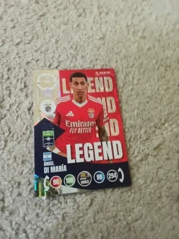 Signed/Collectible Football Trading Card — Angel Di Maria (PSG/Legend)