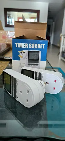 Digital Timer Socket 2-Pack – 24-Hour / 7-Day
