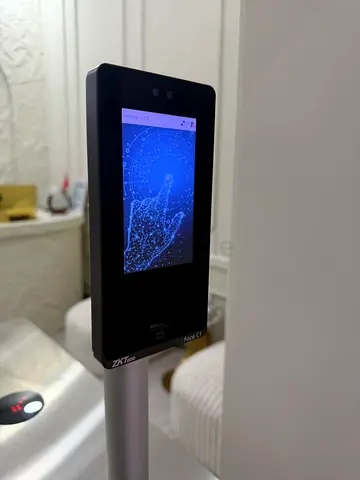 Used ZKTeco Facial Recognition Time Attendance Terminal - Working Condition
