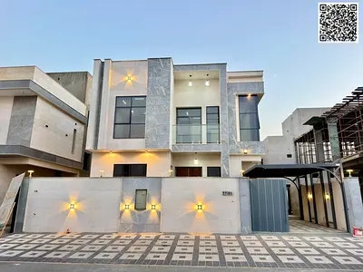 فيلا سكنية استثمارية – سوبر ديلوكس في الزاهية – عجمان وجهه رخام تملك حر لجميع الجنسيات