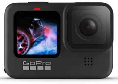 GoPro HERO 9 Black action camera - compact waterproof camera (used)