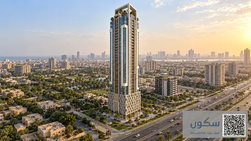 Off-plan studio for sale in Al Alia, with an excellent spacious layout and a flexible payment plan.