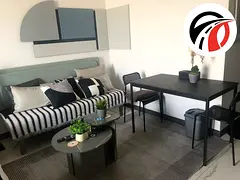 Furnished Studio | MAG 910 | Balcony with City View