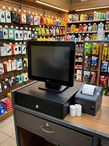 POS Terminal with Cash Drawer and Thermal Printer — Good Working Condition