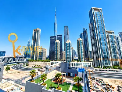 Burjkhlifa View! Huge Size 2Bedroom + Maid room walkable from Metro