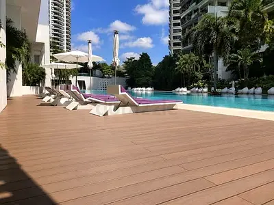 Outdoor Composite Decking Panels — WPC