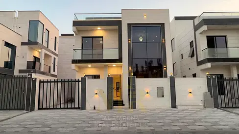 مقابل المسجد | 5 غرف ماستر | طابقين وروف | 3,650 قدم بناء | شامل رسوم التسجيل والتمليك