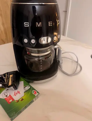 SMEG Drip Coffee Maker - Black, Good Condition