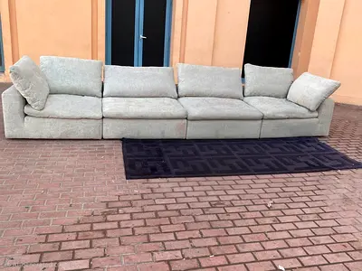 4___ piece's Modular Pan Home pianca feather 🪶 filled Sofa Like brand new