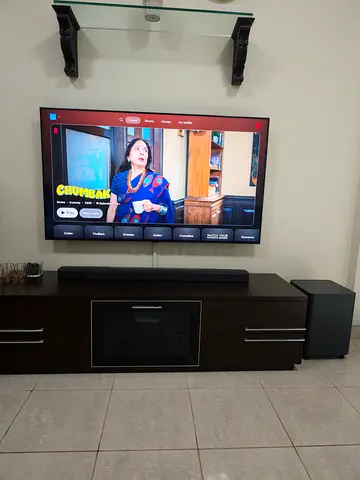 JBL 9.1 soundbar with LG QNED TV