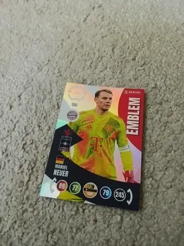 Football trading card MAUEL NEUER CLUB WORLD CUP 2025