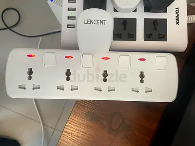 3 type of Multi-socket Extension Power Strips with USB Ports