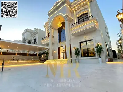 Luxury Villa in Al Rawda, Ajman | Exceptional elegance and a prime location, featuring modern design and spacious interiors.