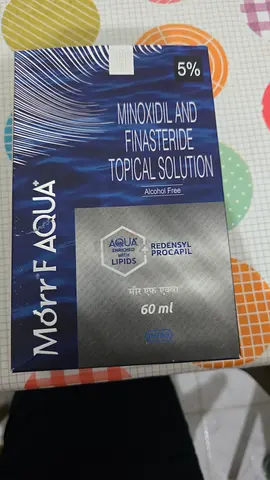 Morf Aqua Minoxidil + Finasteride Topical Solution 60ml - Brand New