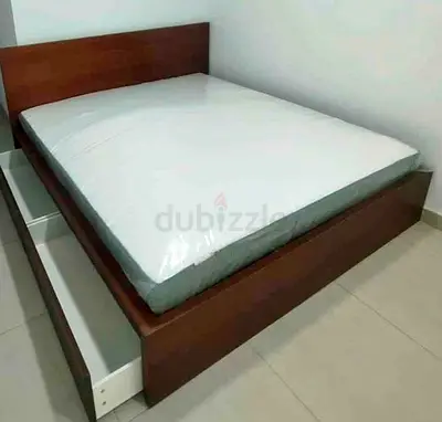 Ikea Malm bed with mattress king size