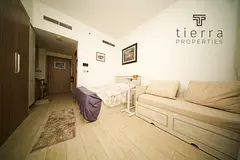 Furnished Studio | Azizi Riviera 16 | Modern Kitchenette