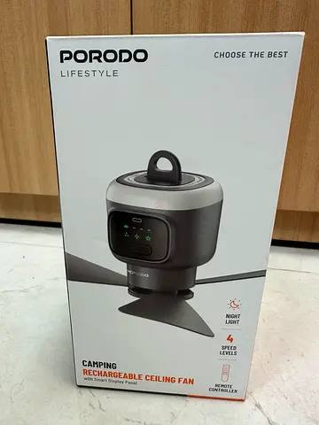 Porodo Lifestyle Camping Rechargeable Ceiling Fan