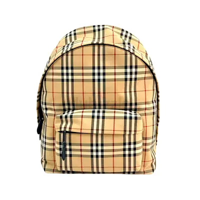 Burberry Check Canvas Backpack