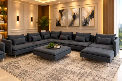 U-Shape Corner Sofa
Premium and comfortable U-Shape Sofa with a modern and elegant design.