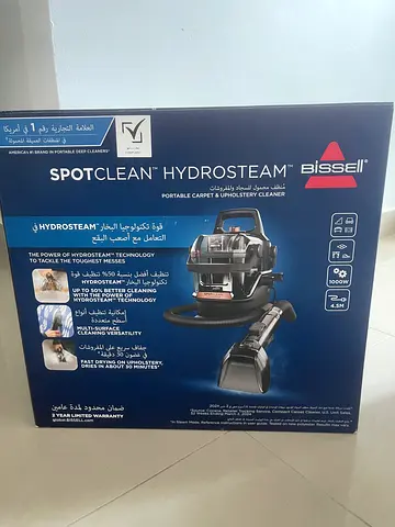 Bissell SpotClean HydroSteam portable carpet & upholstery cleaner (boxed)