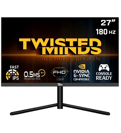 Twisted Minds 144Hz 24 Inch IPS 2.1Hdmi Full HD 0.05ms AMD FreeSync Gaming Monitor