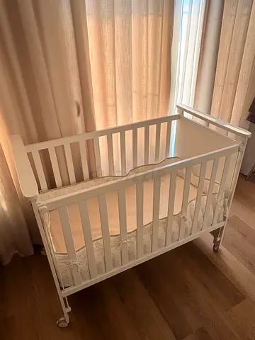 Micuna Occitane Cot 120×60 + Mattress + Original Toddler Rail