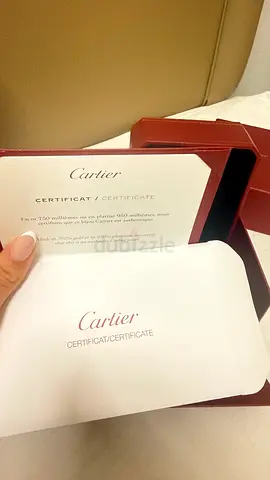 Cartier love diamonds earrings, original certificate and box (authentic paperwork)