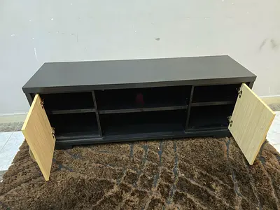 Modern TV Stand with Storage Cabinets