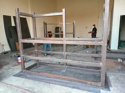 steel fabricated work splay