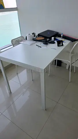 IKEA Melltorp Table and 5 Ikea Chairs