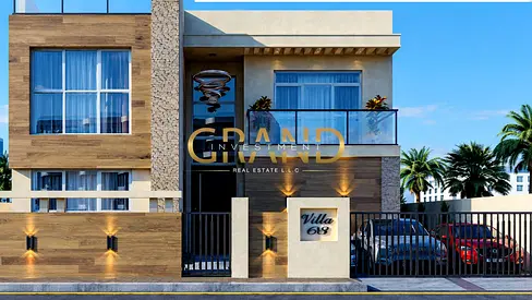 Exceptional Double Corner Villa I Nature stone Elegance I Al Shamkha