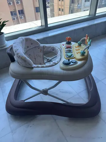 Baby walker with activity tray